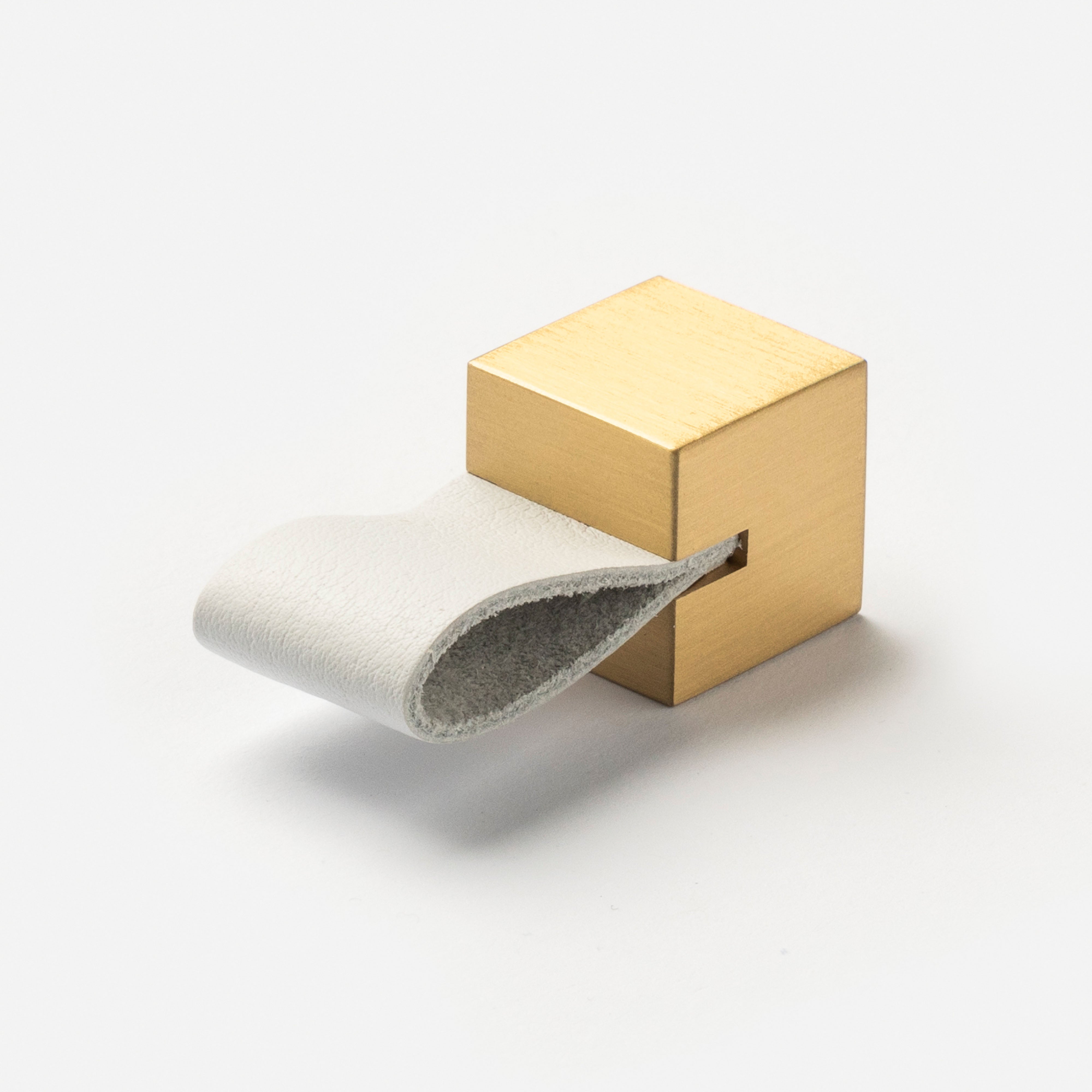 The Cube – Knopp, Mässing - Freya Home