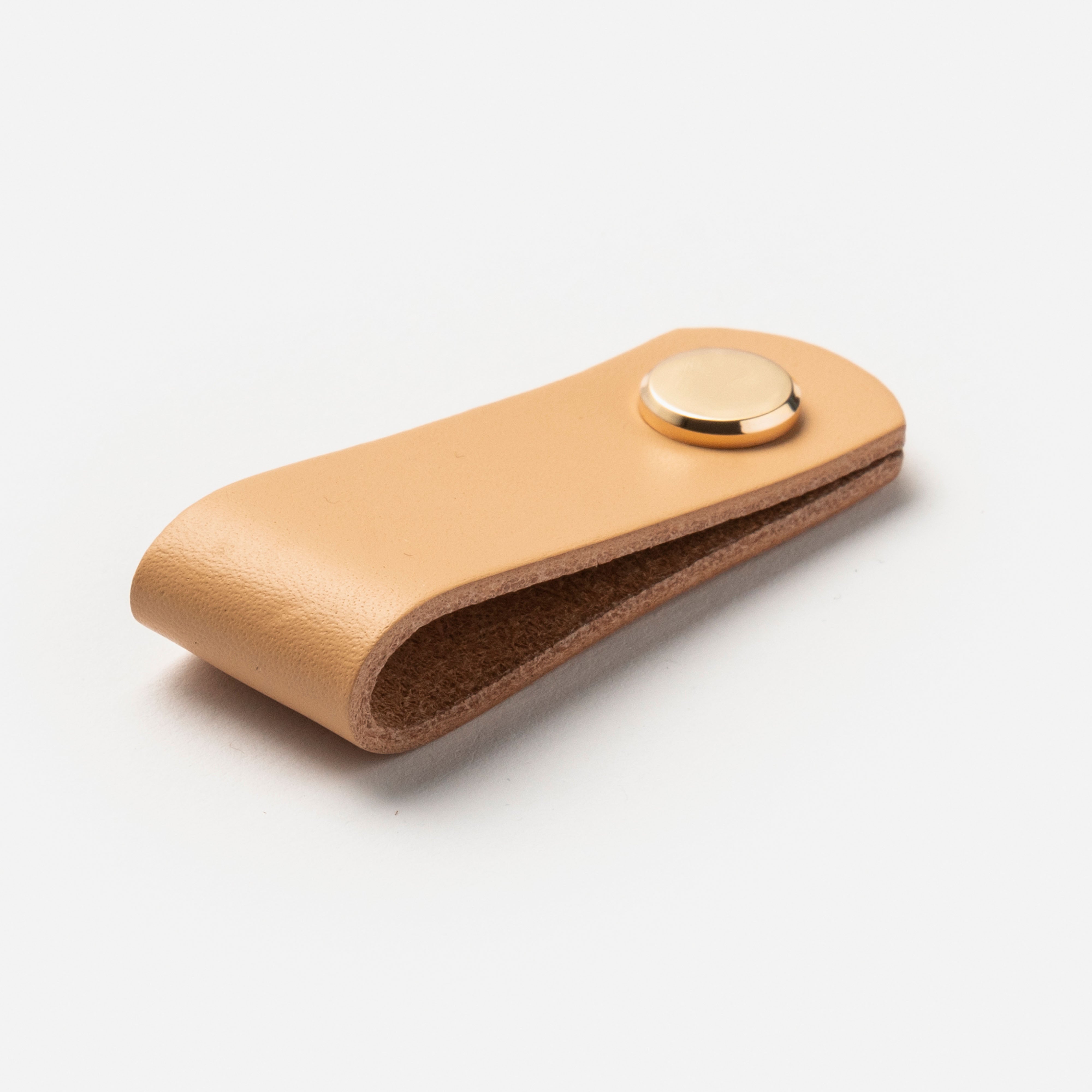 The Loop – Knopp, Läder & Rostfritt / Mässing - Freya Home