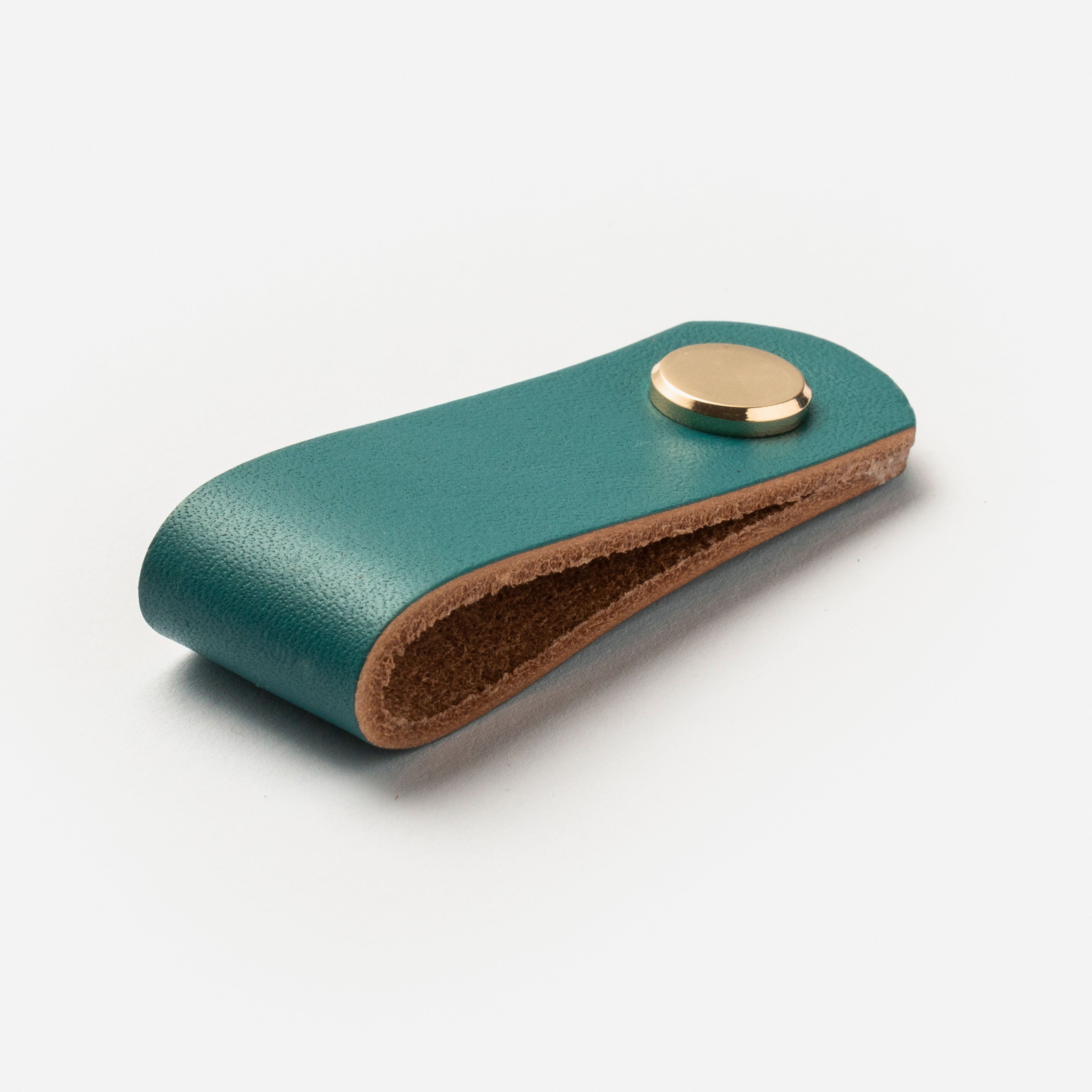The Loop – Knopp, Läder & Rostfritt / Mässing - Freya Home