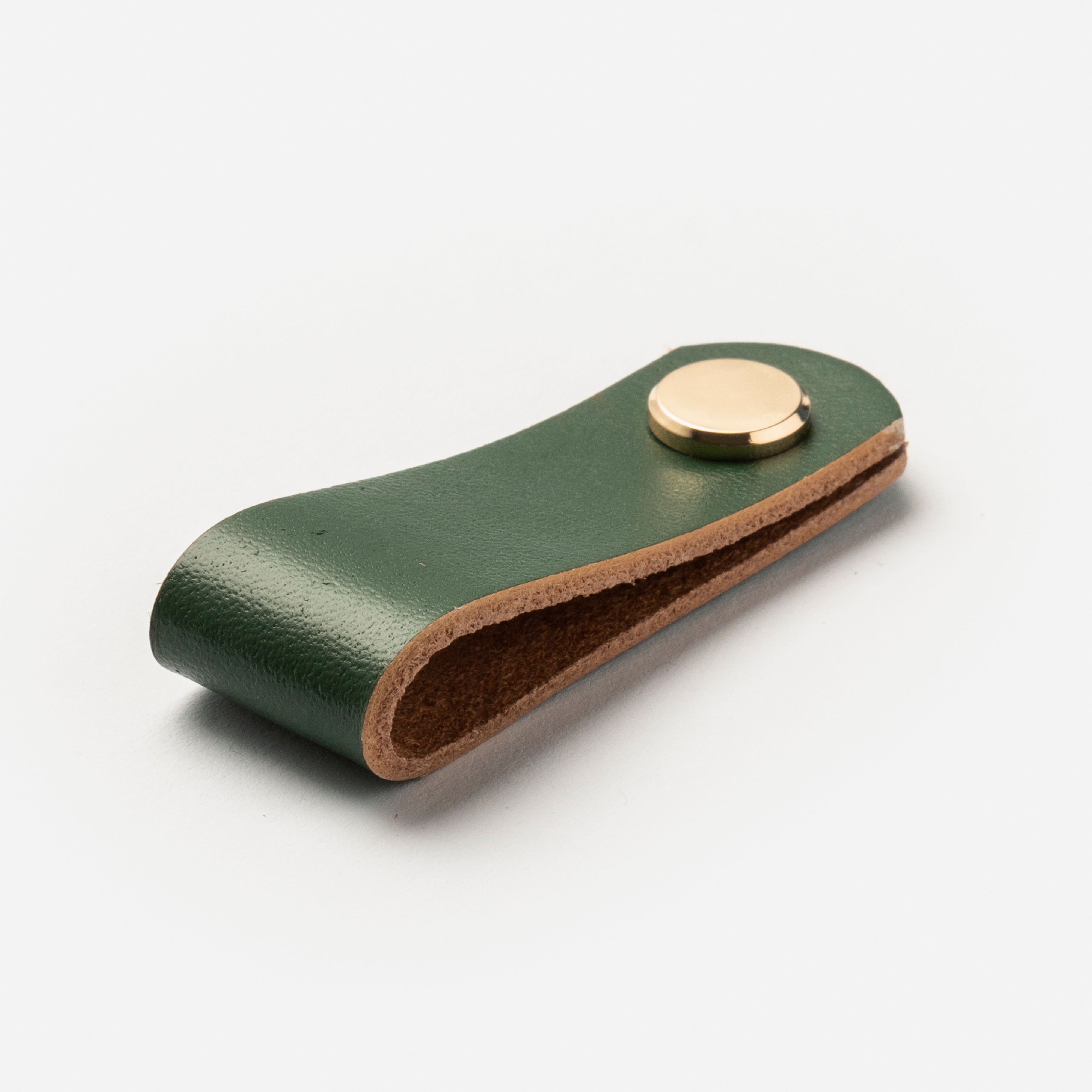 The Loop – Knopp, Läder & Rostfritt / Mässing - Freya Home