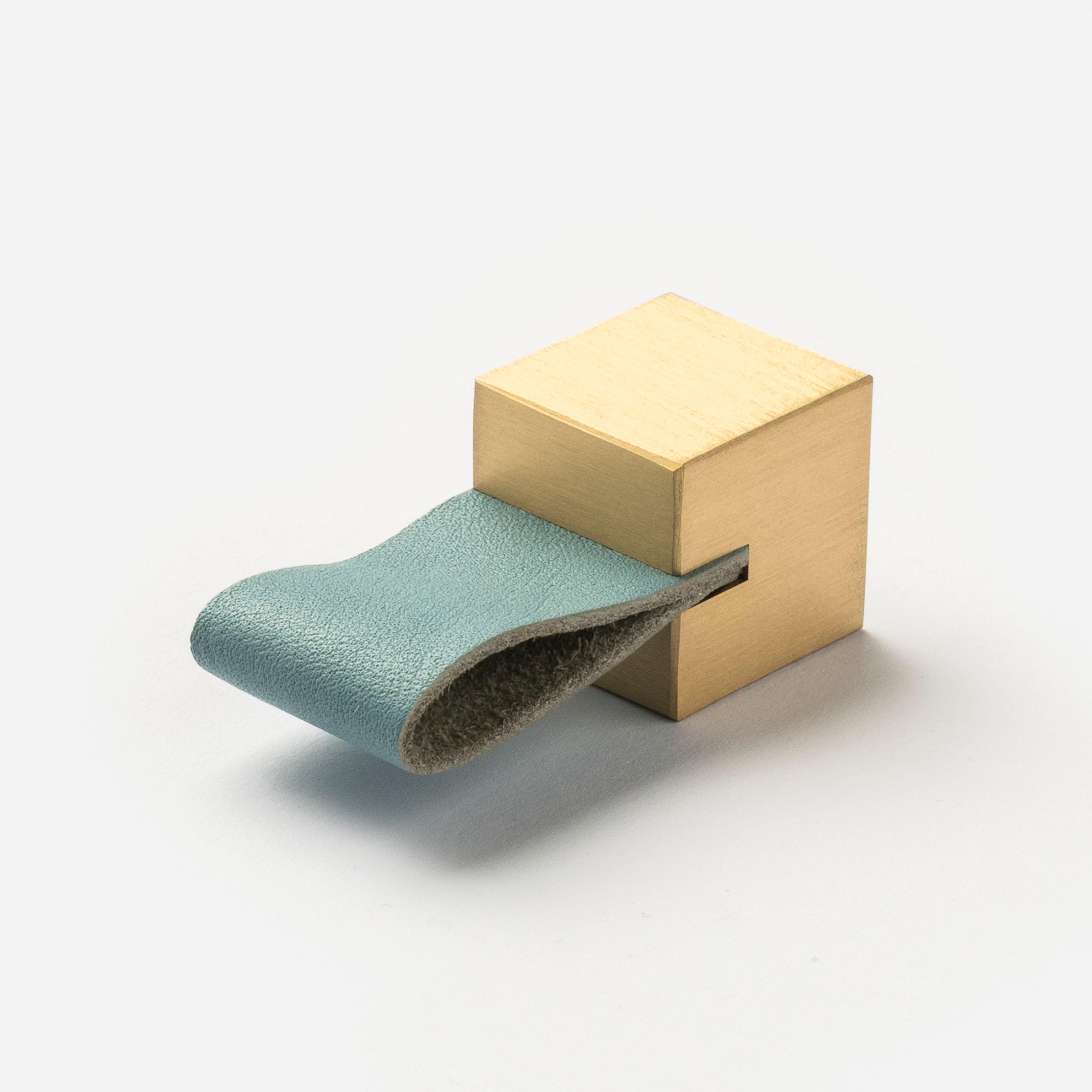 The Cube – Knopp, Mässing - Freya Home