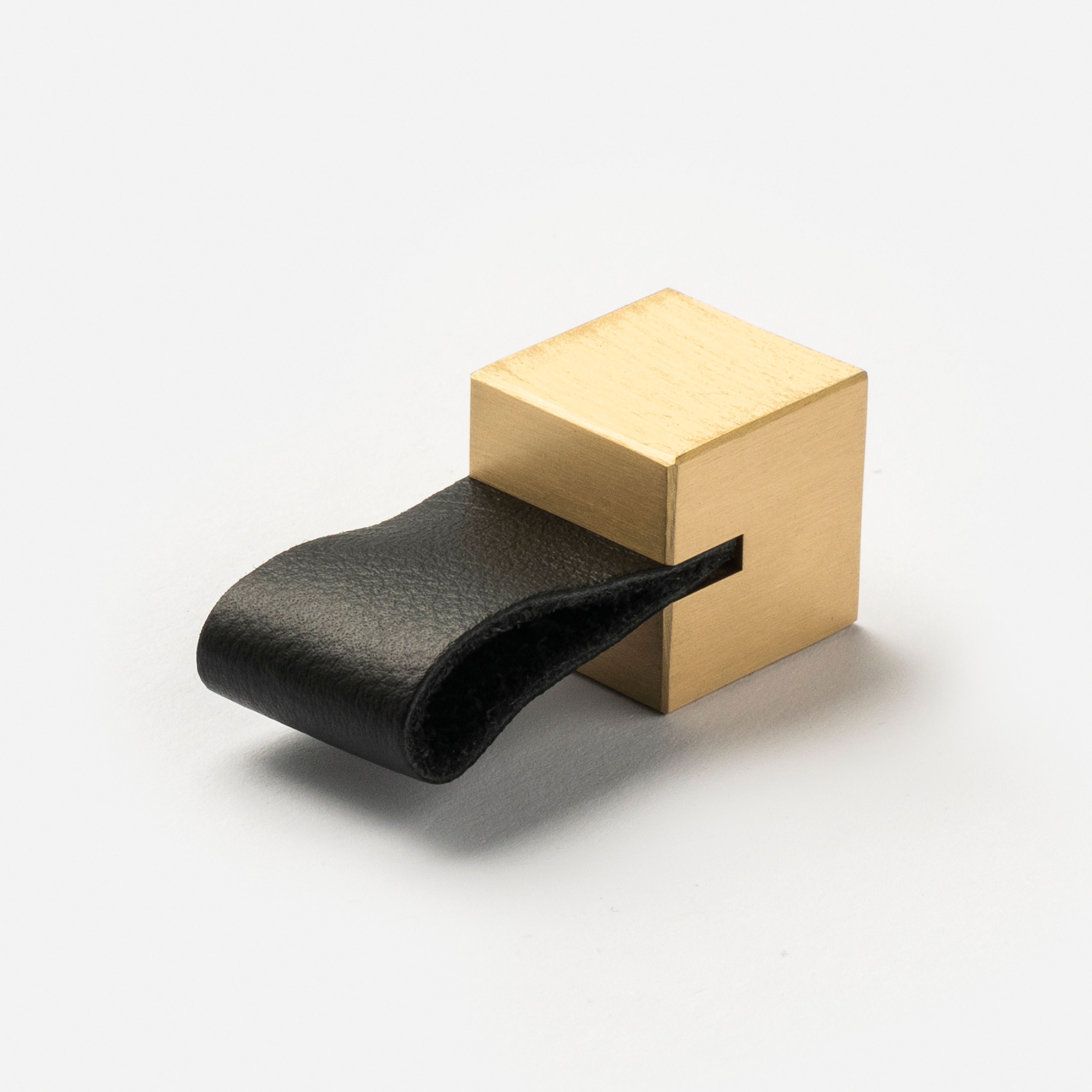 The Cube – Knopp, Mässing - Freya Home